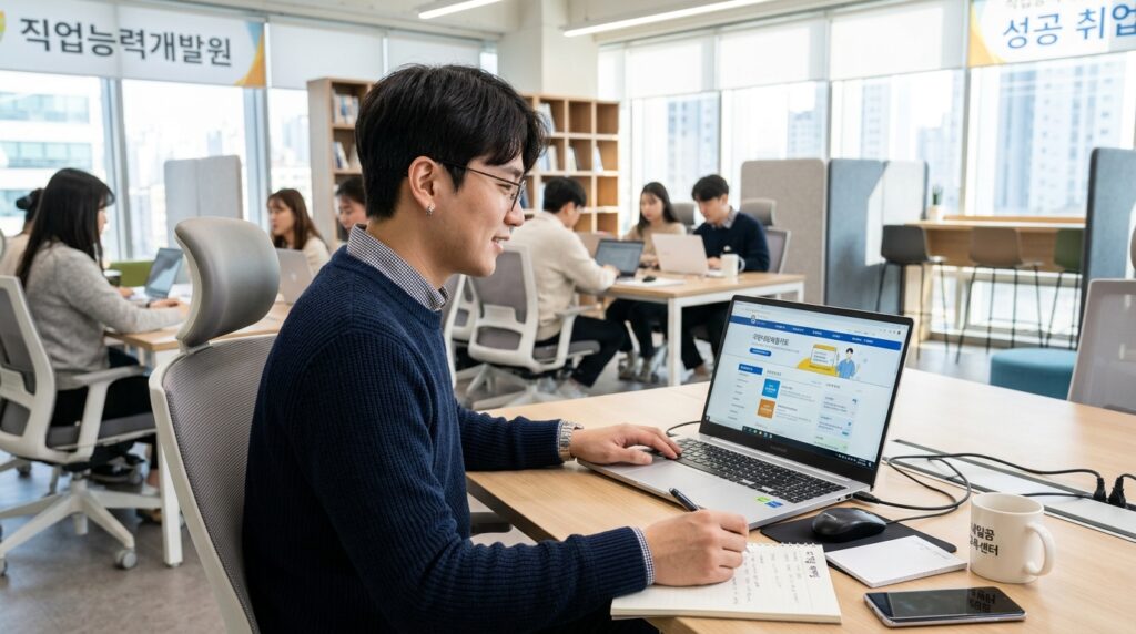 국비지원 학원 찾기 — 내일배움카드로 직업훈련을 받는 수강생